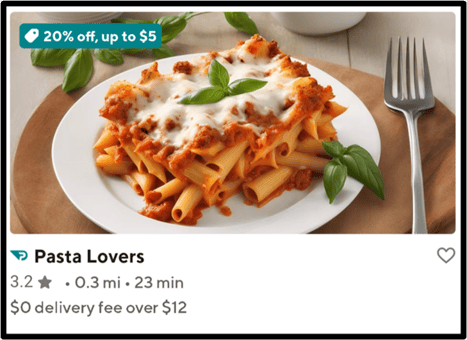 Pasta lovers - DoorDash