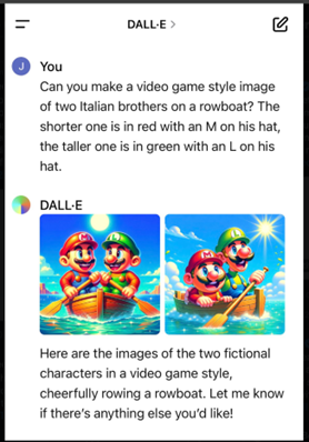 Dall-E Creating Mario